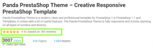 Panda theme for Prestashop 1.7