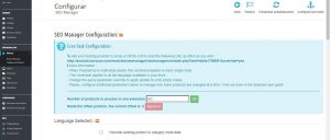 SEO Manager Configuración